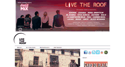Desktop Screenshot of livetheroof.com